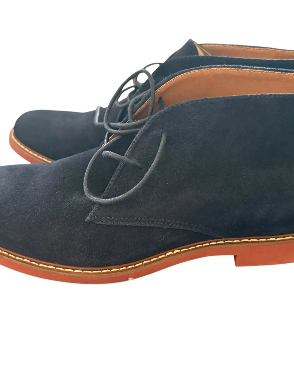 Tommy Hilfiger Gervis Navy Suede Chukka Boots Men’s 10 NWOB